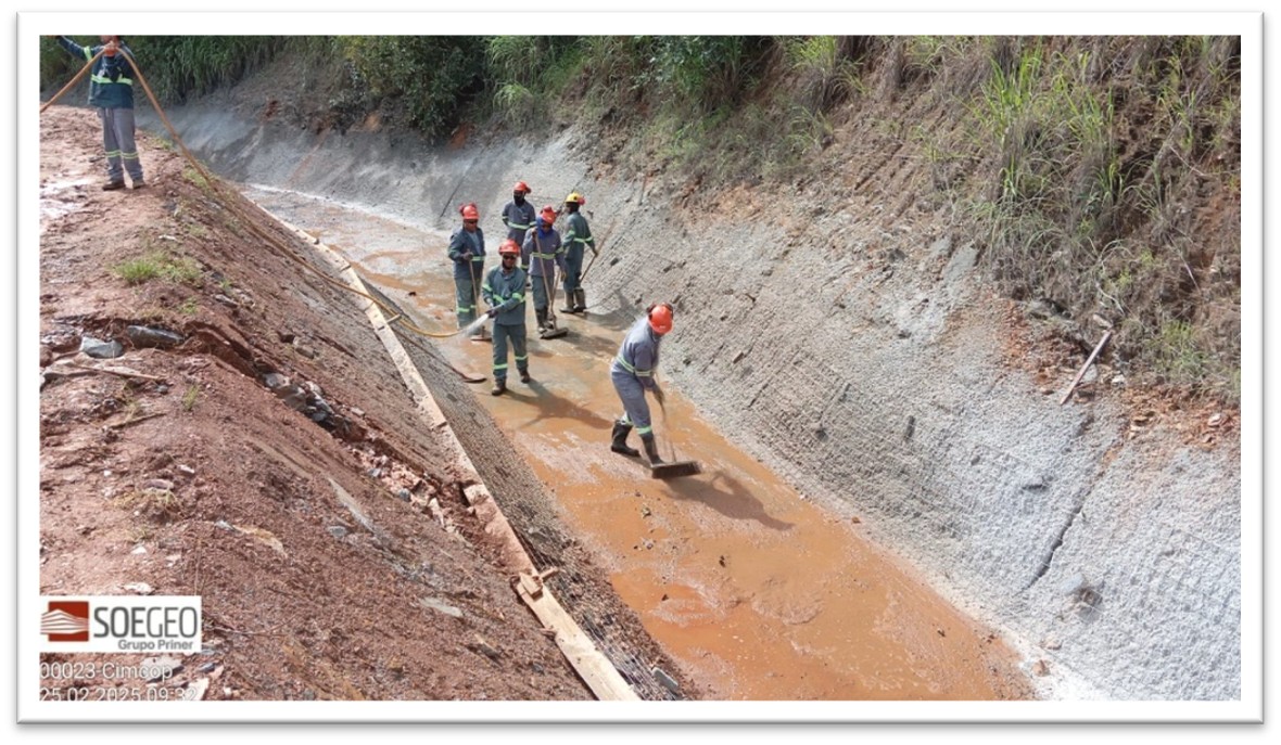 acabamento superficial do revestimento