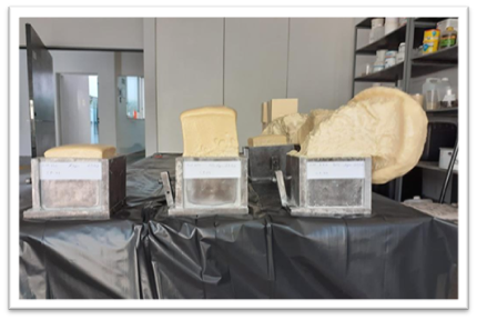 Ensaios com bulbo expansivo para tamponar o furo do piezômetro