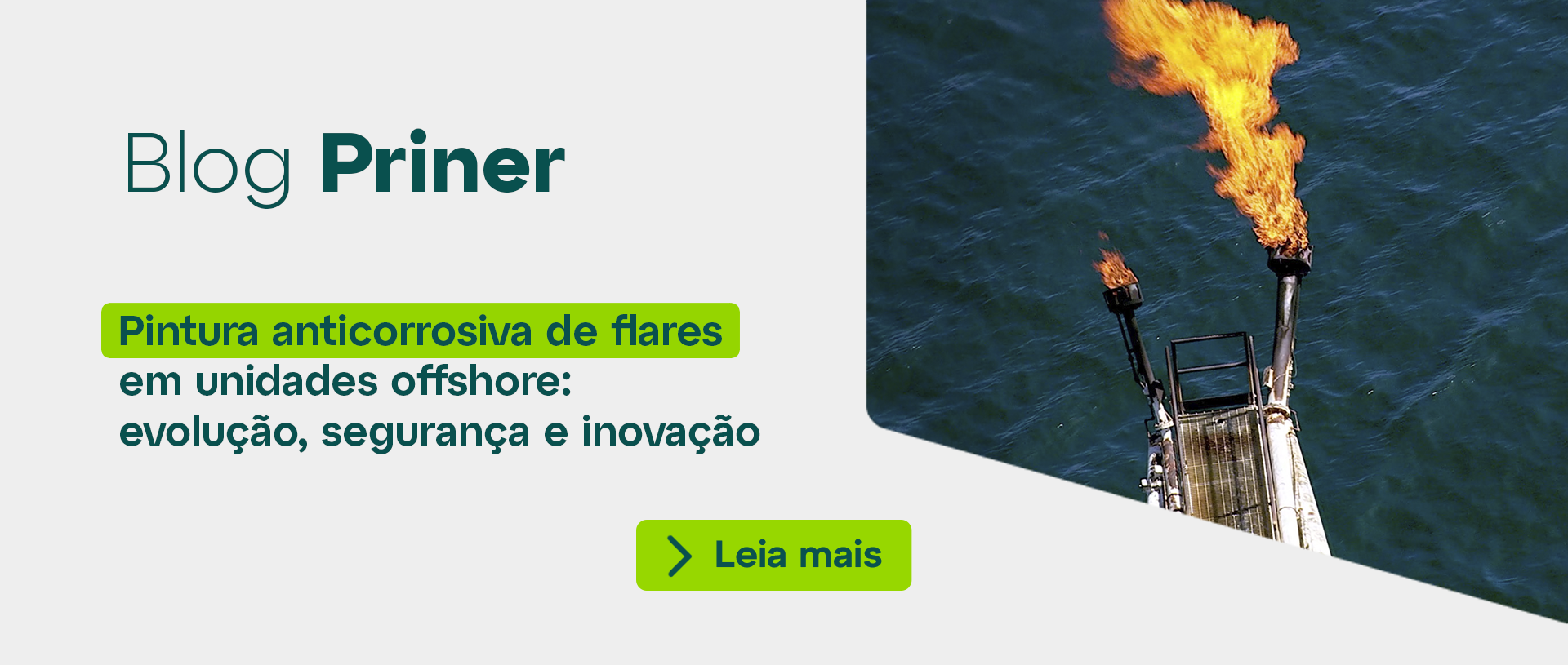 Pintura anticorrosiva de flares em unidades offshore: evolução, segurança e inovação