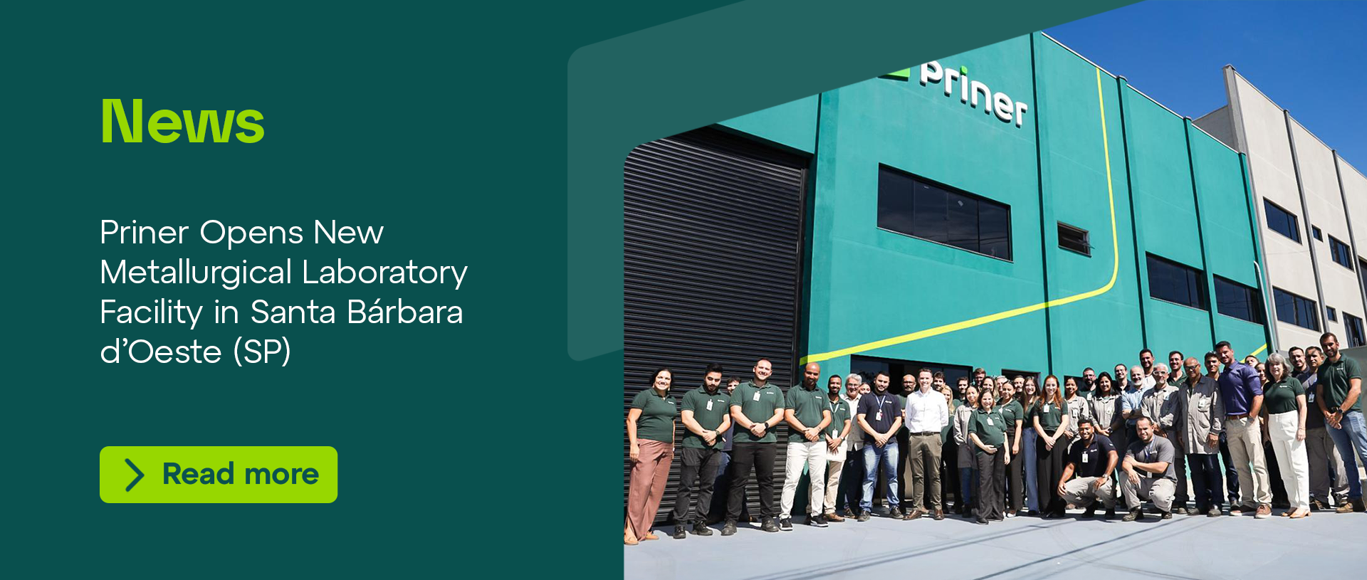 News Banner New Metallurgical Laboratory in Santa Bárbara d’Oeste